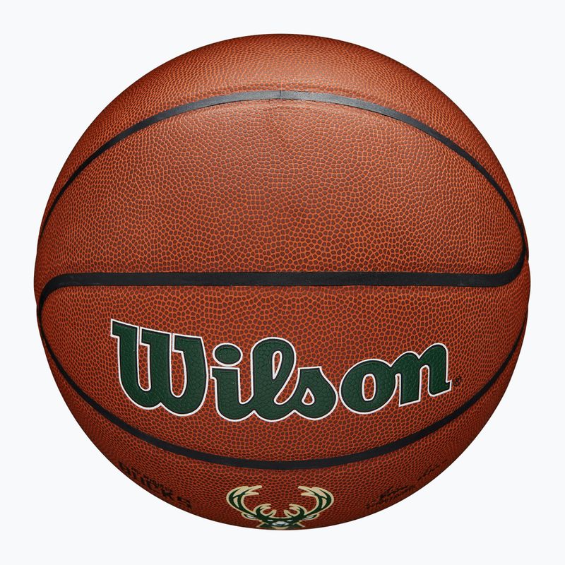 Basketball Wilson NBA Team Alliance Milwaukee Bucks brown Größe 7 5