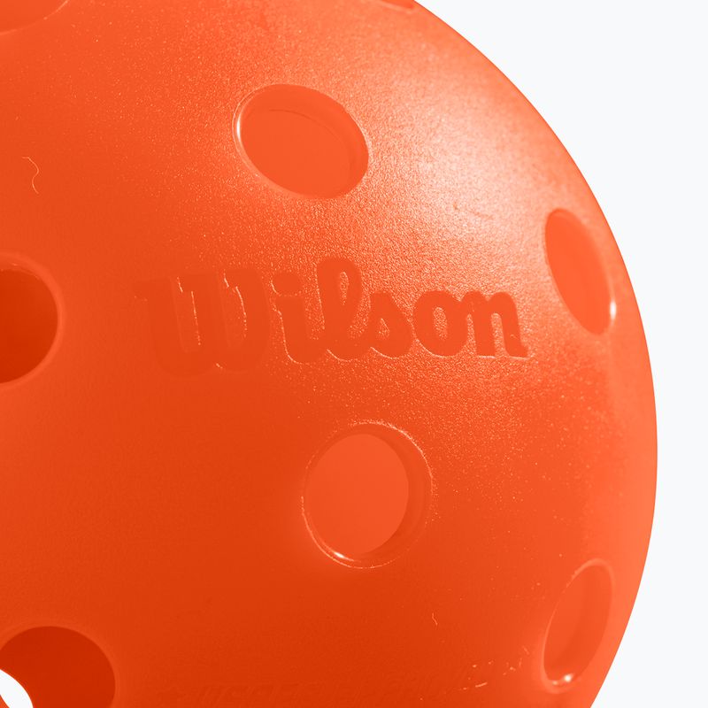 Pickleball-Bällel Wilson TRU 32 Indoor Picketball 3 Stk. orange    Neu