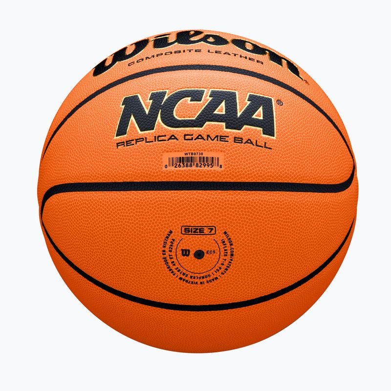 Basketball Wilson NCAA Replica Game orange Größe 7 6