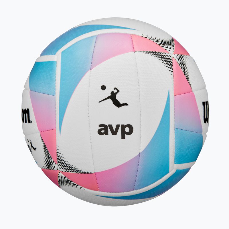 Volleyball Wilson AVP Replica Kaleidoscope white/multicolor Größe 5 4