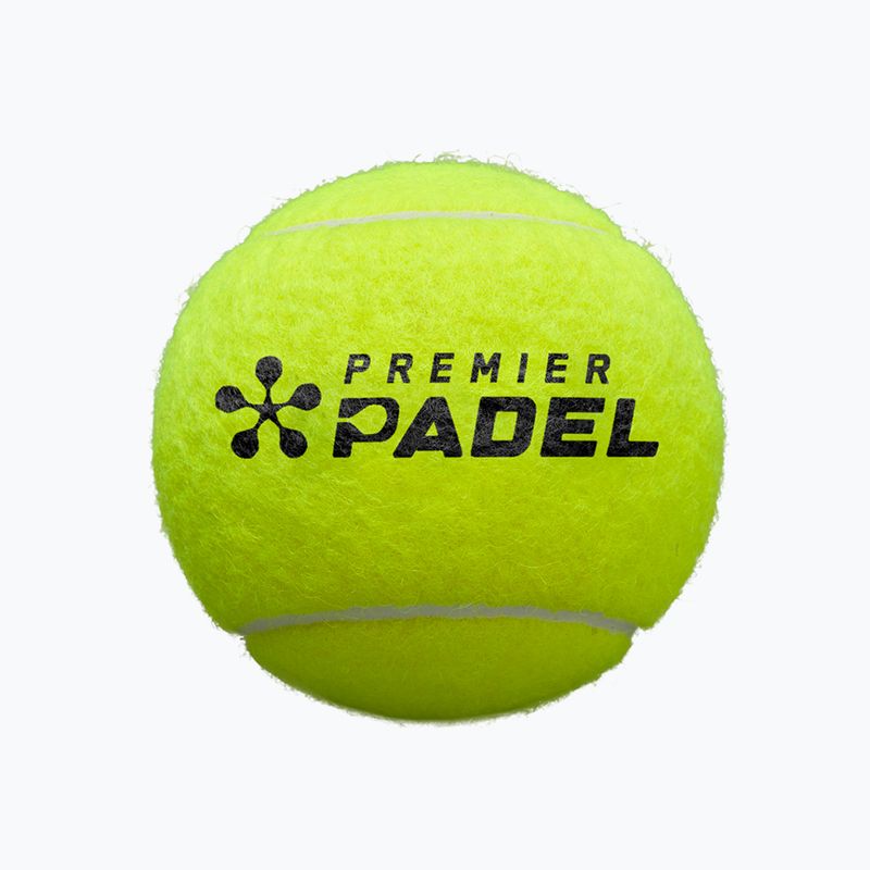 Padel-Bälle Wilson Premier Padel 3 Stk. yellow 4