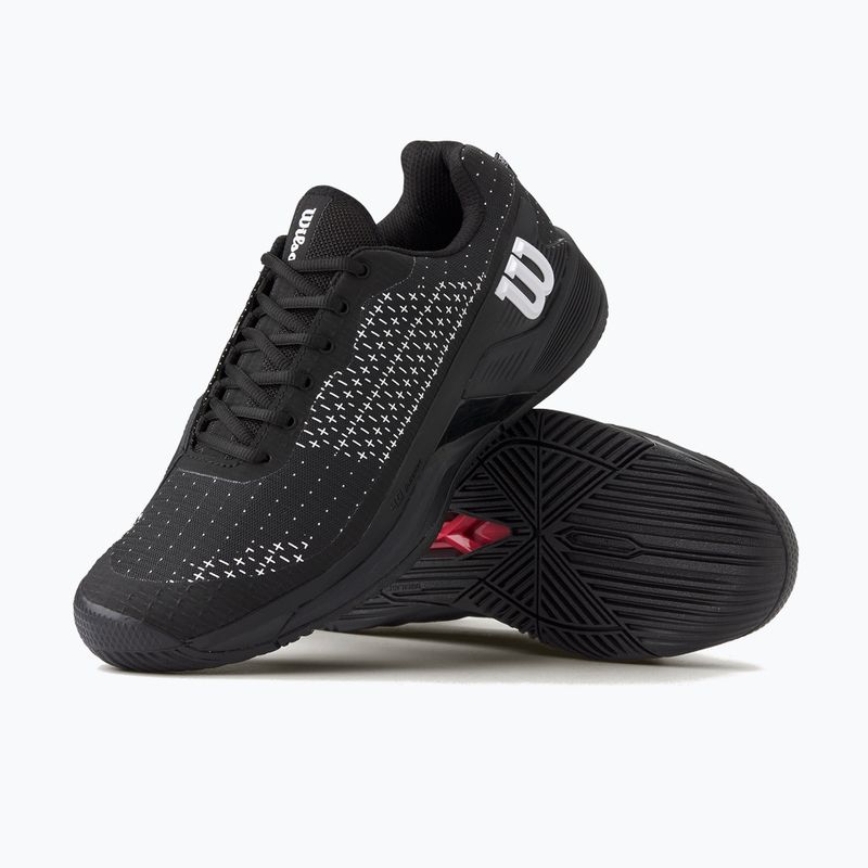 Tennisschuhe Herren Wilson Rush Pro Extra Duty black/ black/ white 18