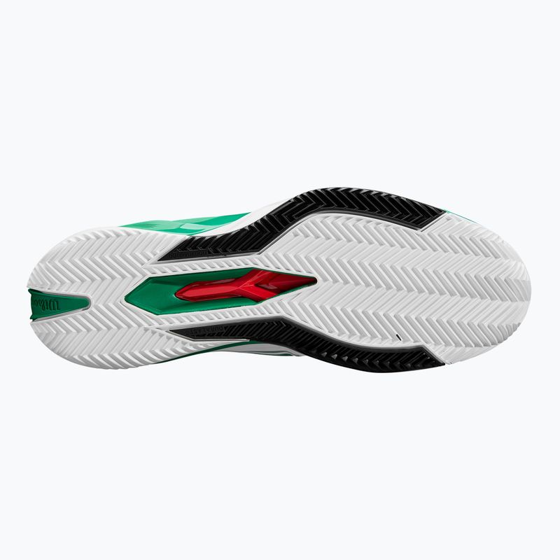 Tennisschuhe Herren Wilson Rush Pro 4.5 Clay white/ bosphorus/ black 12