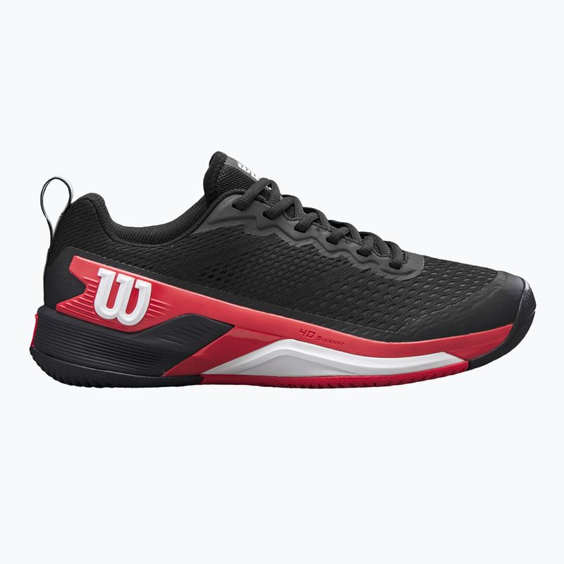 Herren Tennisschuhe Wilson Rush Pro 4.5 schwarz/infrarot/weiß 9