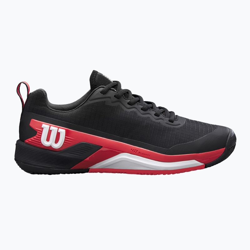 Tennisschuhe Herren Wilson Rush Pro 4.5 Clay black/ infrared/ white 2
