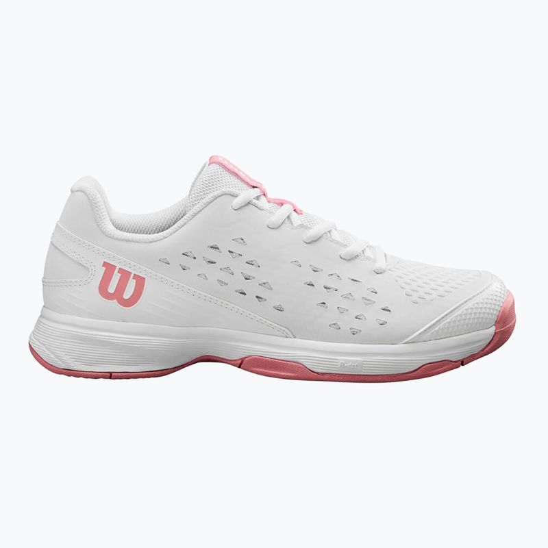 Wilson Rush Pro L Jr Kinder Tennisschuhe weiß/ weiß/ mauveglow 9