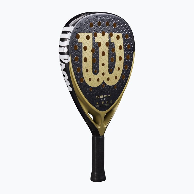 Padelschläger Wilson Defy LS black/ gold 2