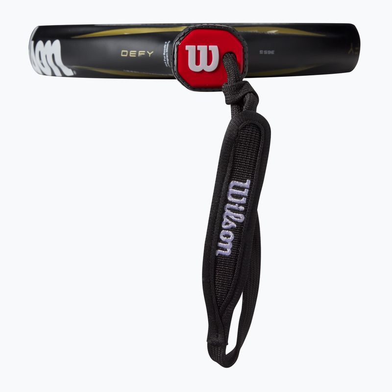 Padelschläger Wilson Defy V1 black/ gold 7