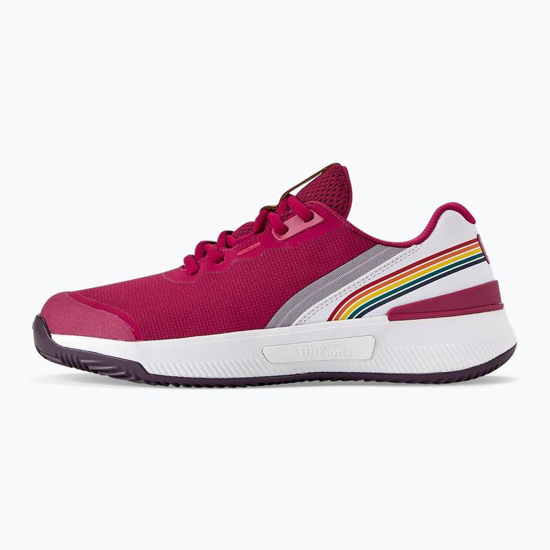 Tennisschuhe Damen Wilson Intrigue Pro Clay W RG beaujolais/ white/ plum perfect