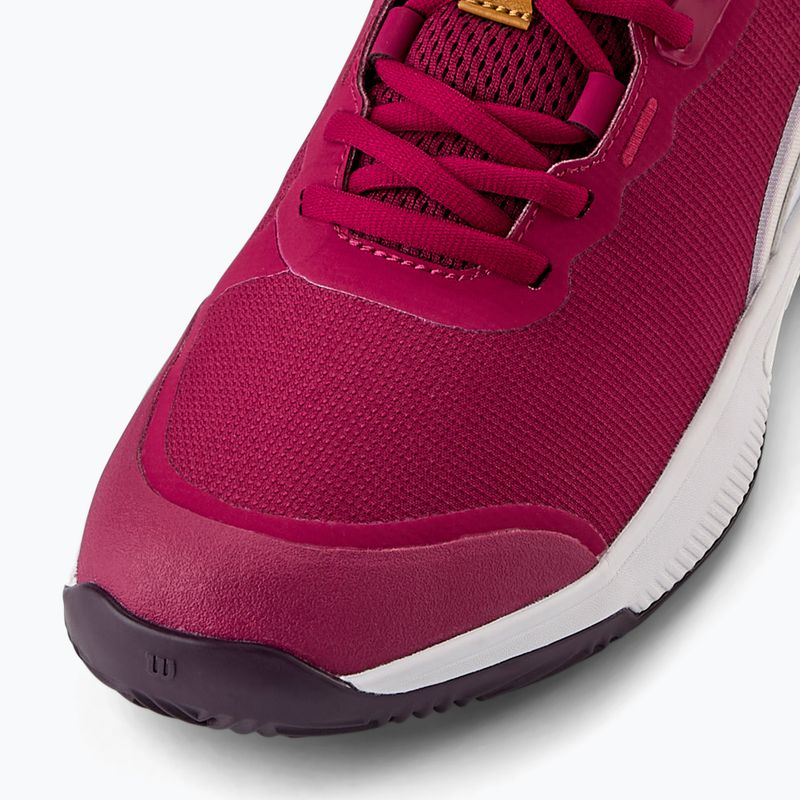 Tennisschuhe Damen Wilson Intrigue Pro Clay W RG beaujolais/ white/ plum perfect 5