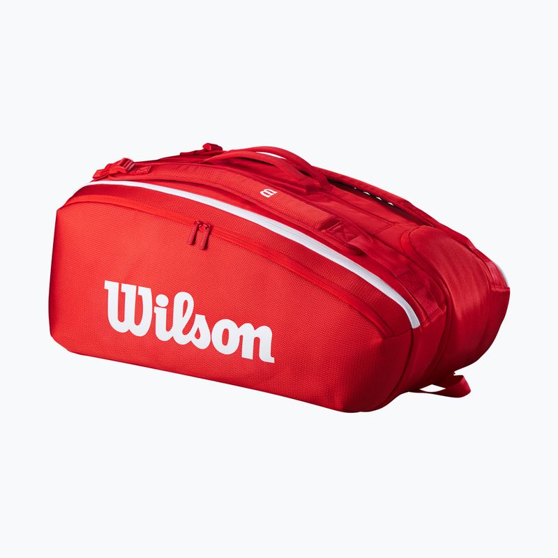 Tennistasche Wilson Super Tour Red 15PK red