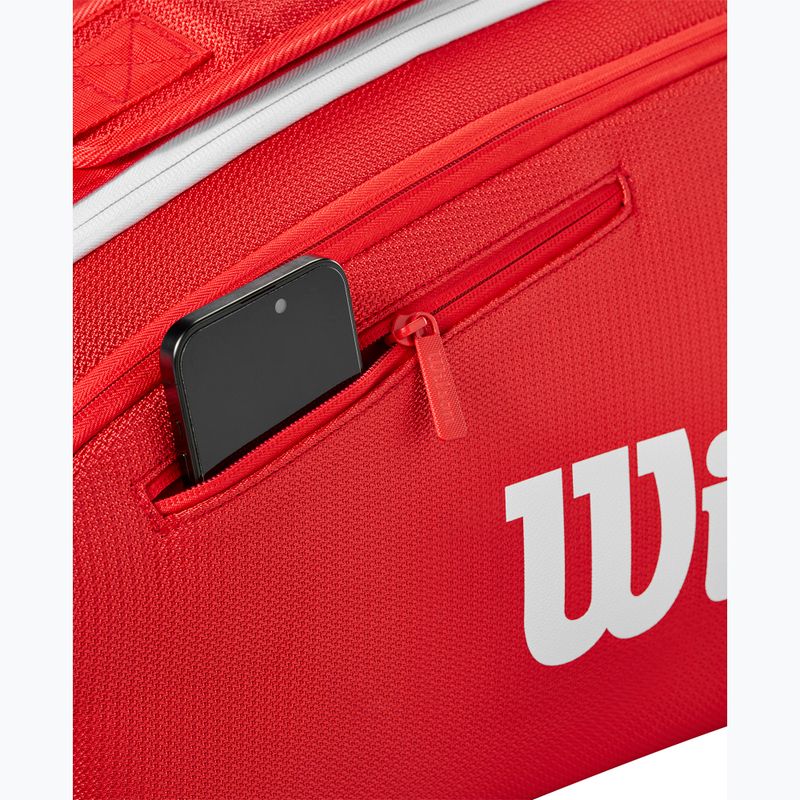 Tennistasche Wilson Super Tour Red 15PK red 6