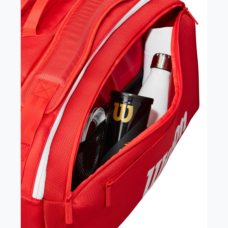 Tennistasche Wilson Super Tour Red 15PK red 7