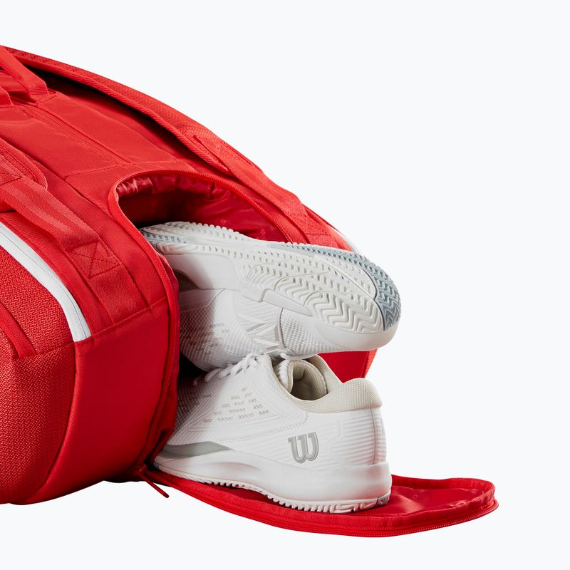 Tennistasche Wilson Super Tour Red 15PK red 9
