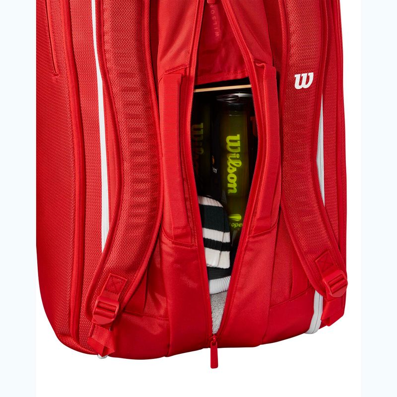 Tennistasche Wilson Super Tour Red 15PK red 10