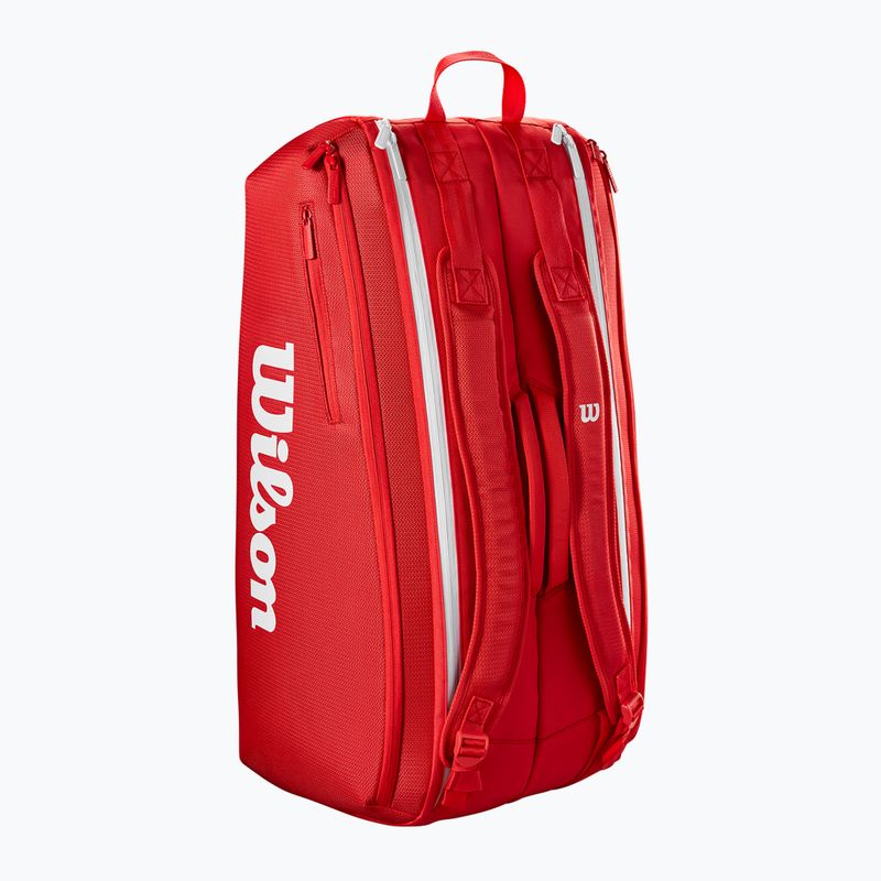 Tennistasche Wilson Super Tour Red 9PK red 3