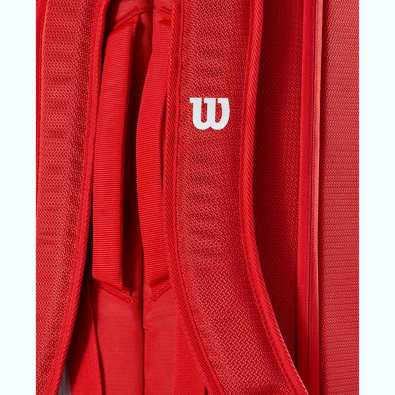 Tennistasche Wilson Super Tour Red 6PK red 7