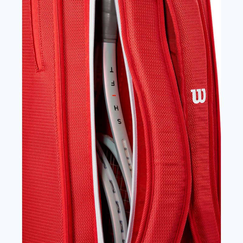 Tennistasche Wilson Super Tour Red 6PK red 8