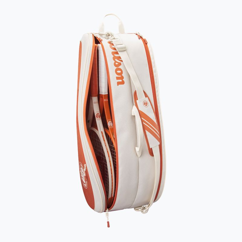Tennistasche Wilson Roland Garros Team 6PK 2005 cream/ clay 6