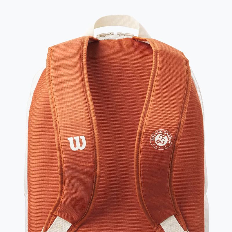 Tennis Rucksack Wilson Roland Garros Team 2025 cream/ clay 3