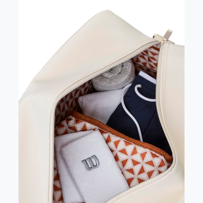 Tennistasche Wilson Roland Garros Small Duffel 2025 cream/ clay 5