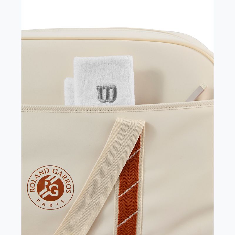 Tennistasche Wilson Roland Garros Small Duffel 2025 cream/ clay 6