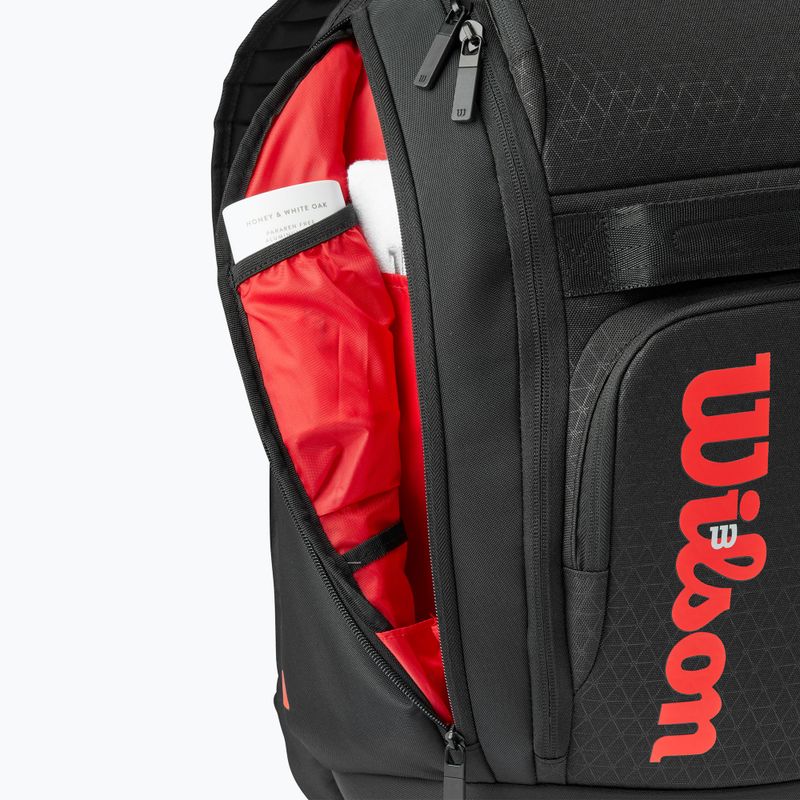 Tennis Rucksack Wilson Clash V3 Super Tour black/ infrared 7
