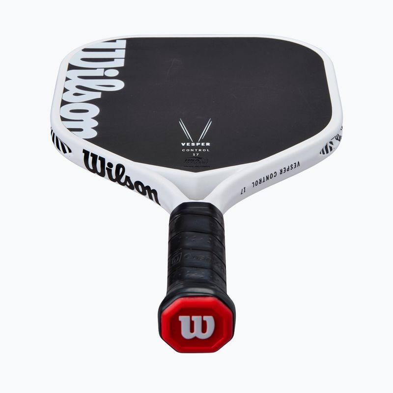 Wilson Vesper Control 17 schwarz Pickleballschläger 5