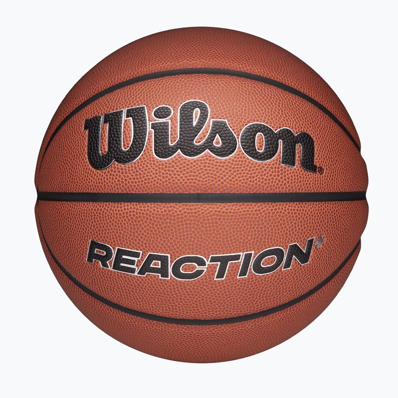 Basketball Wilson Reaction Pro brown/silver Größe 7