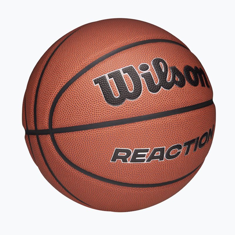 Basketball Wilson Reaction Pro brown/silver Größe 7 2