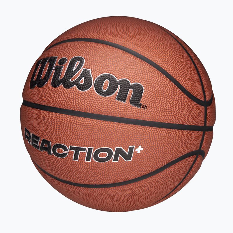 Basketball Wilson Reaction Pro brown/silver Größe 7 3