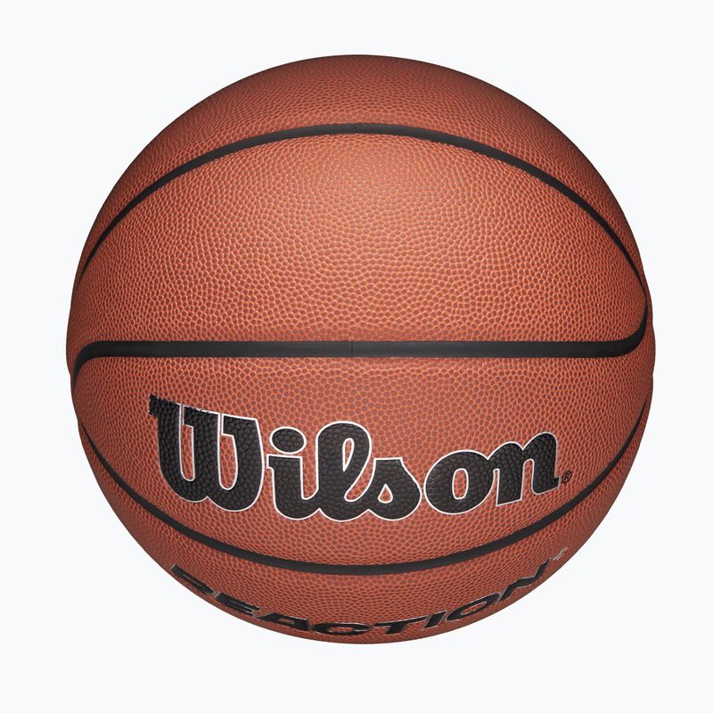 Basketball Wilson Reaction Pro brown/silver Größe 7 5