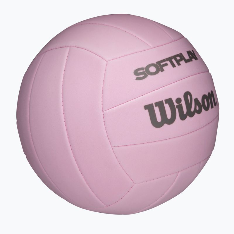 Volleyball Wilson Soft Play pink Größe 5 2