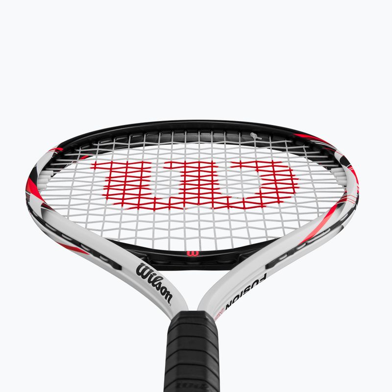 Tennisschläger Wilson Fusion XL white/black 4