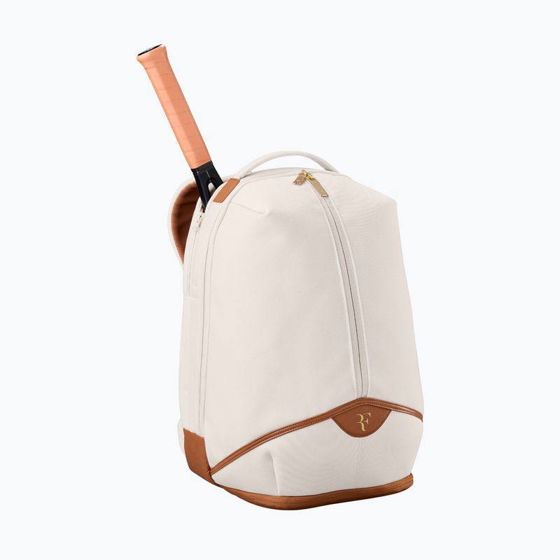 Wilson Roger Federer Lawn Tennis cream Tennisschlägerrucksack 3