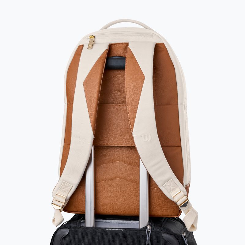 Wilson Roger Federer Lawn Tennis cream Tennisschlägerrucksack 4
