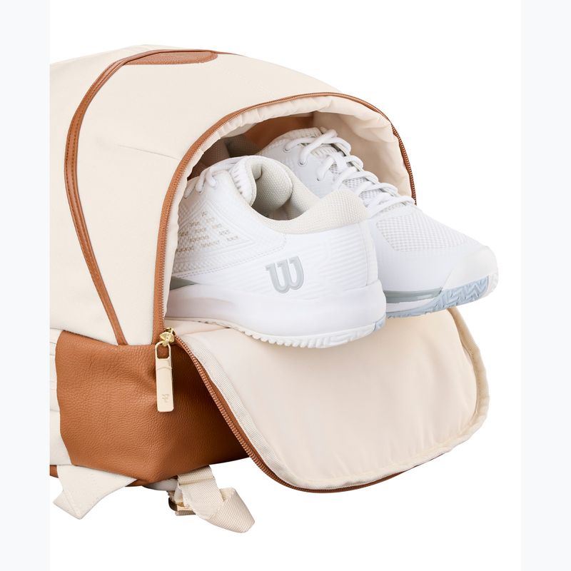 Wilson Roger Federer Lawn Tennis cream Tennisschlägerrucksack 8