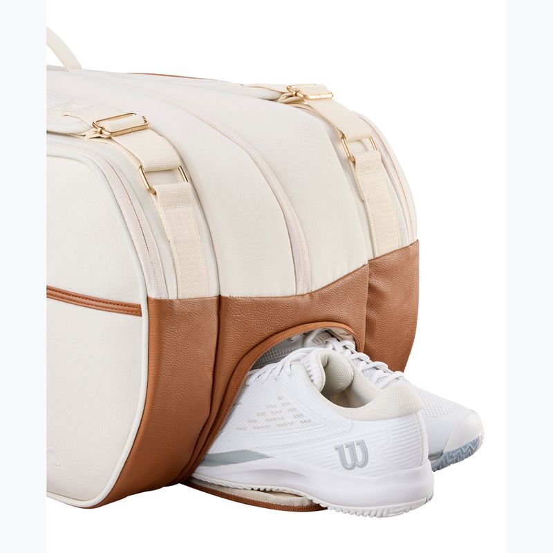 Wilson Roger Federer Lawn Tournament Tennistasche 15Pk cream 4
