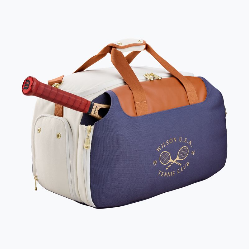 Wilson Heritage Small Duffel cream/clay/navy Tennistasche 3