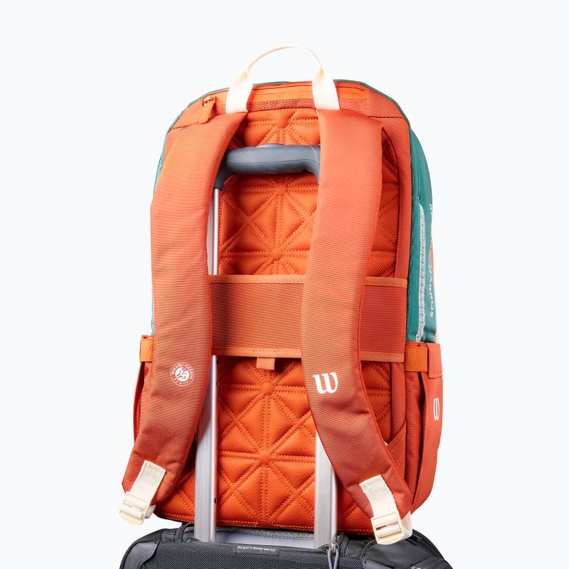 Wilson Roland Garros 2026 cream/clay/green Tennisschulrucksack 4