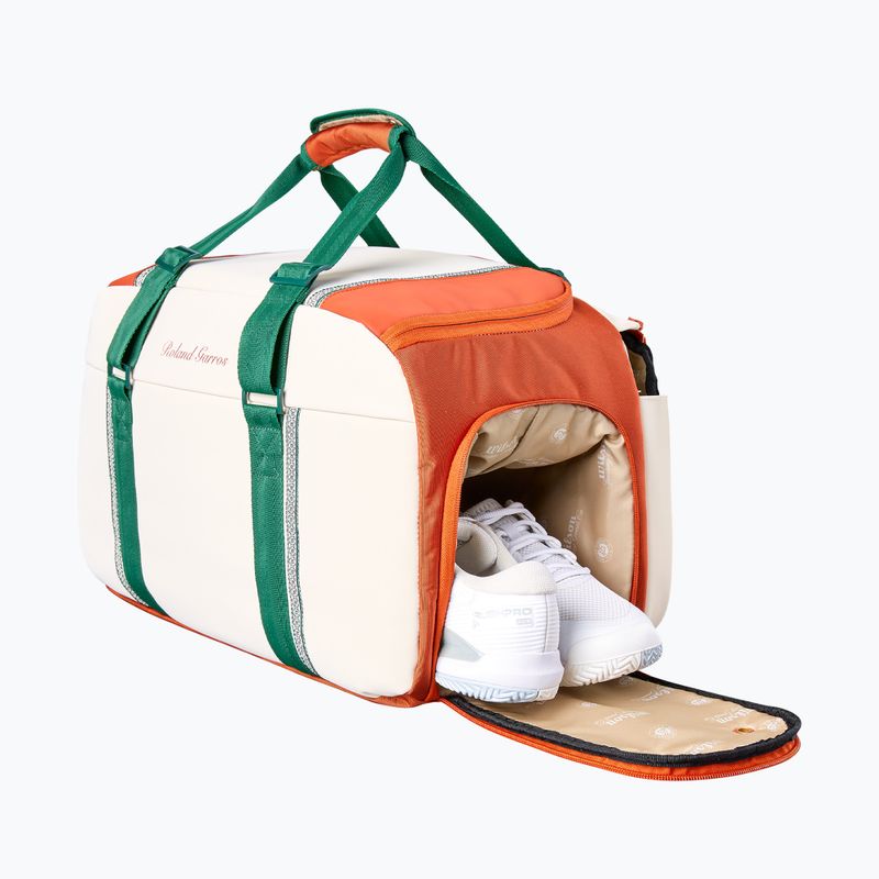 Wilson Roland Garros Small Duffel Tennistasche 2026 cream/clay/green 4