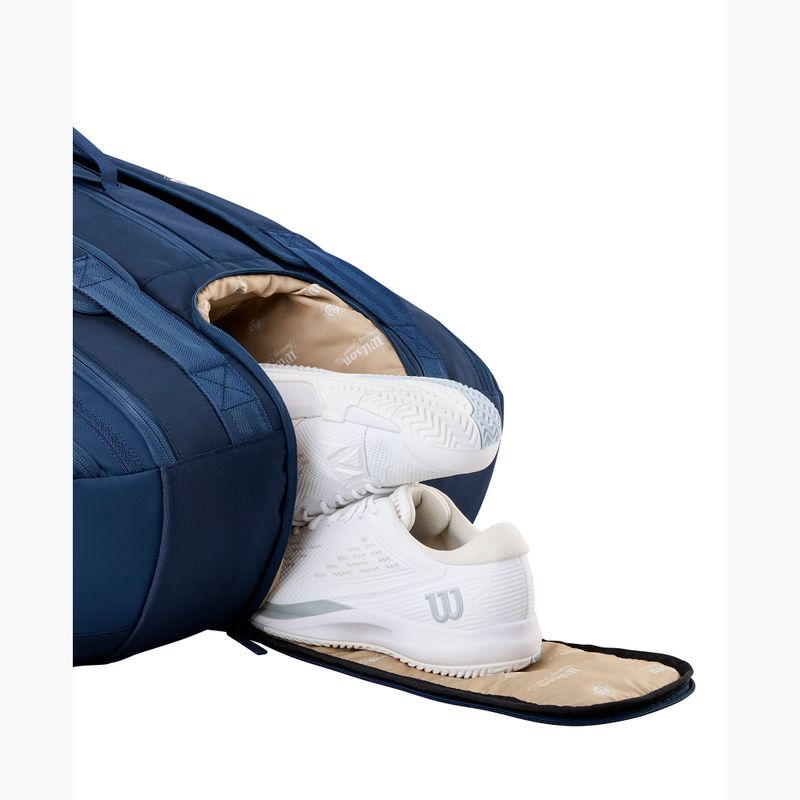 Wilson Roland Garros Session De Soiree Super Tour Tennistasche 15Pk 2026 navy/clay 8