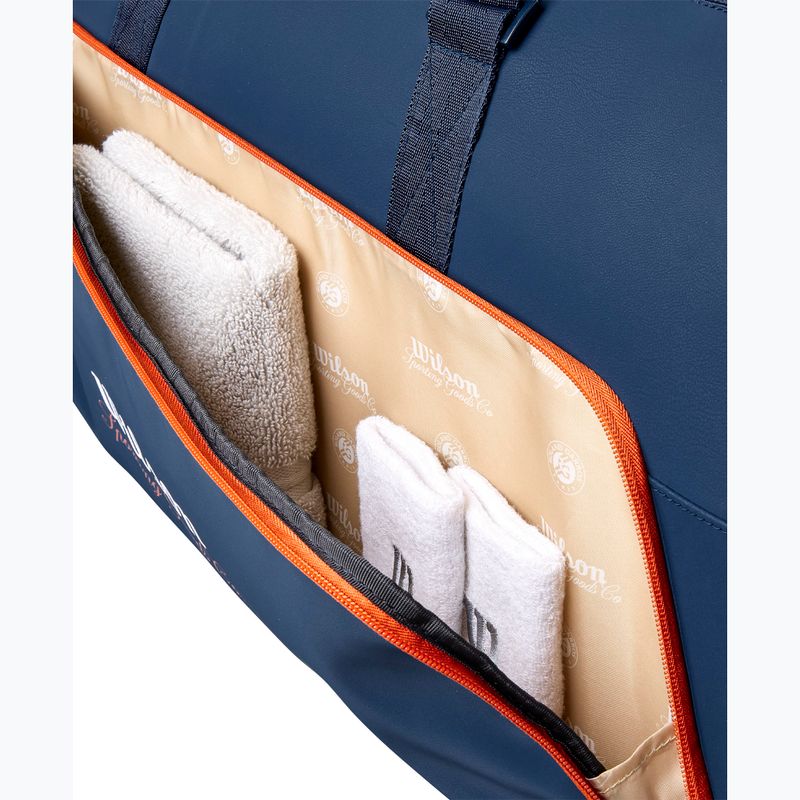 Wilson Roland Garros Session De Soiree Large Duffel Tennistasche 2026 navy/clay 7