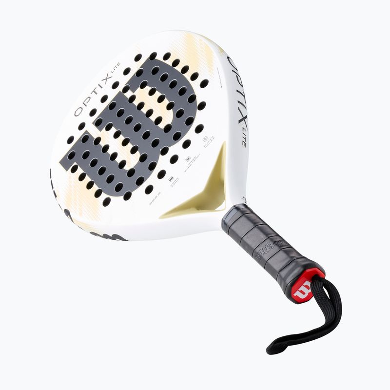 Padel-Schläger Wilson Optix V2 Lite white 4