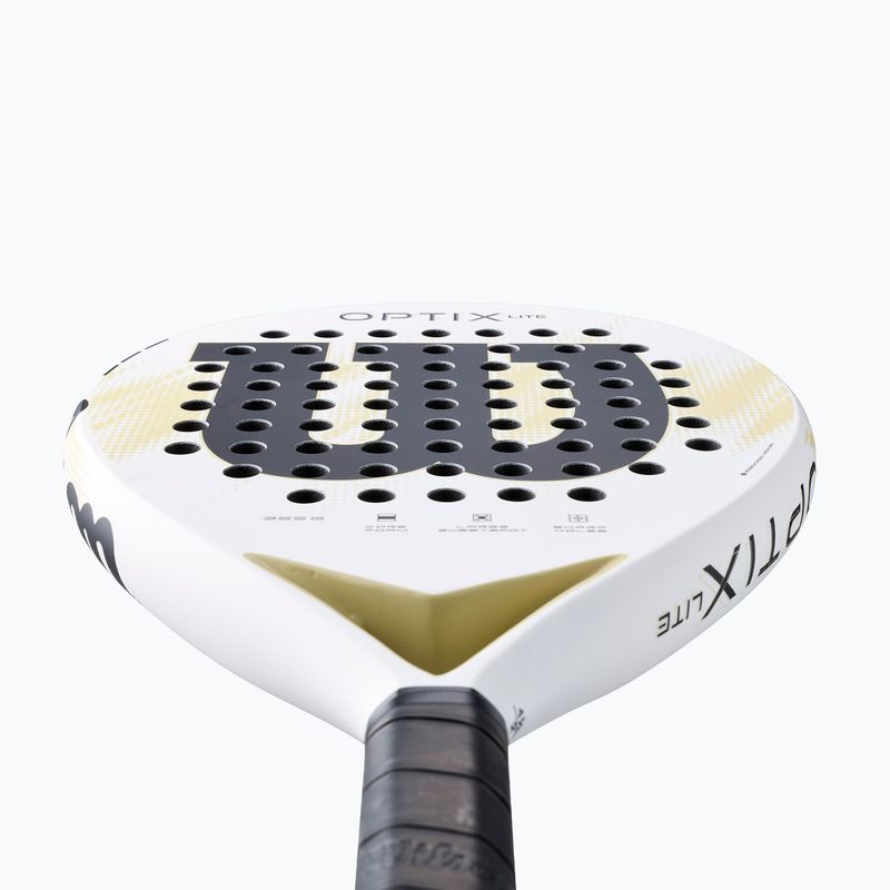 Padel-Schläger Wilson Optix V2 Lite white 5