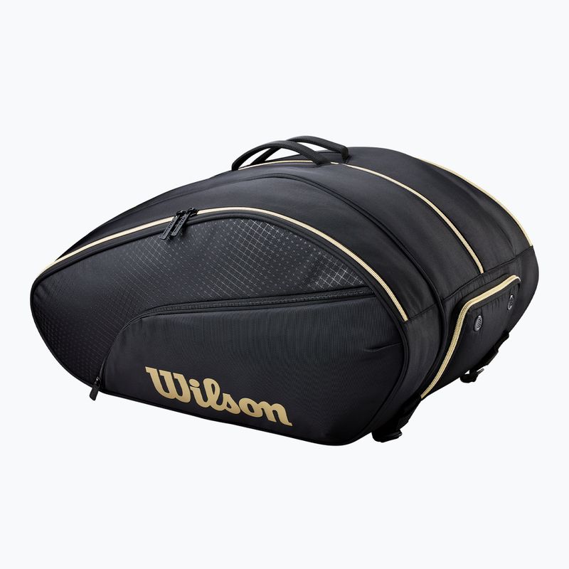 Padel-Tasche Wilson Defy Padel black/gold 2