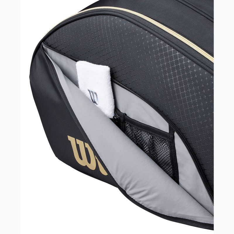 Padel-Tasche Wilson Defy Padel black/gold 6
