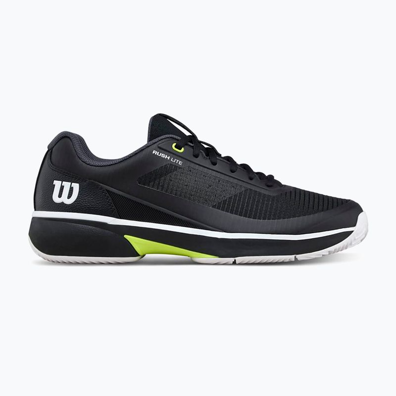 Herren-Tennisschuhe Wilson Rush Lite 5 Clay black/white/safety yellow 8