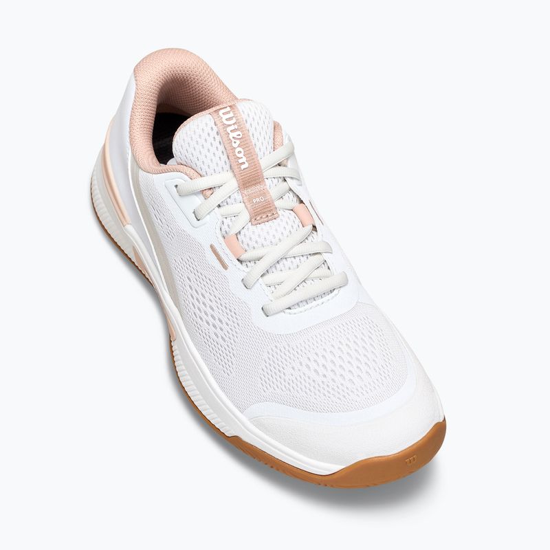 Damentennisschuhe Wilson Intrigue Pro white/cameo rose/gum 15