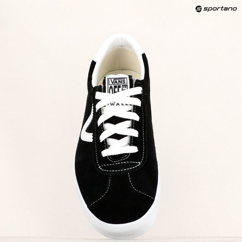 Vans Sport Low schwarz/weiße Schuhe 9